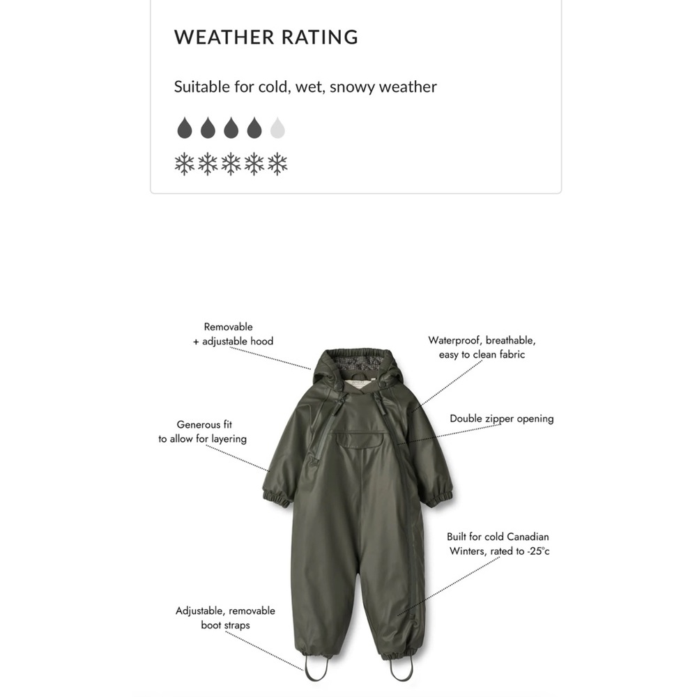 NWT WHEAT Wintersuit - Size 2T - Picture 2 of 7